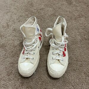 Converse/ Comme de Garçon collab high top converse